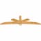 Ekena Millwork Alberta Rough Sawn Timber Gable Bracket, Western Red Cedar, 108"W x 31 1/2"H x 4"D x 6"F, 7/12 Pitch GBW108X31X0406ALB00RWR - alternate 2